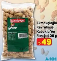 EKMEKÇİOĞLU KAVRULMIŞ KABUKLU YER FISTIĞI 400 G